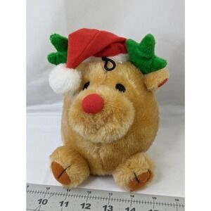 Aspen Pet Reindeer Plush Squeaks Brown 2005 7 Inch Stuffed Animal Toy